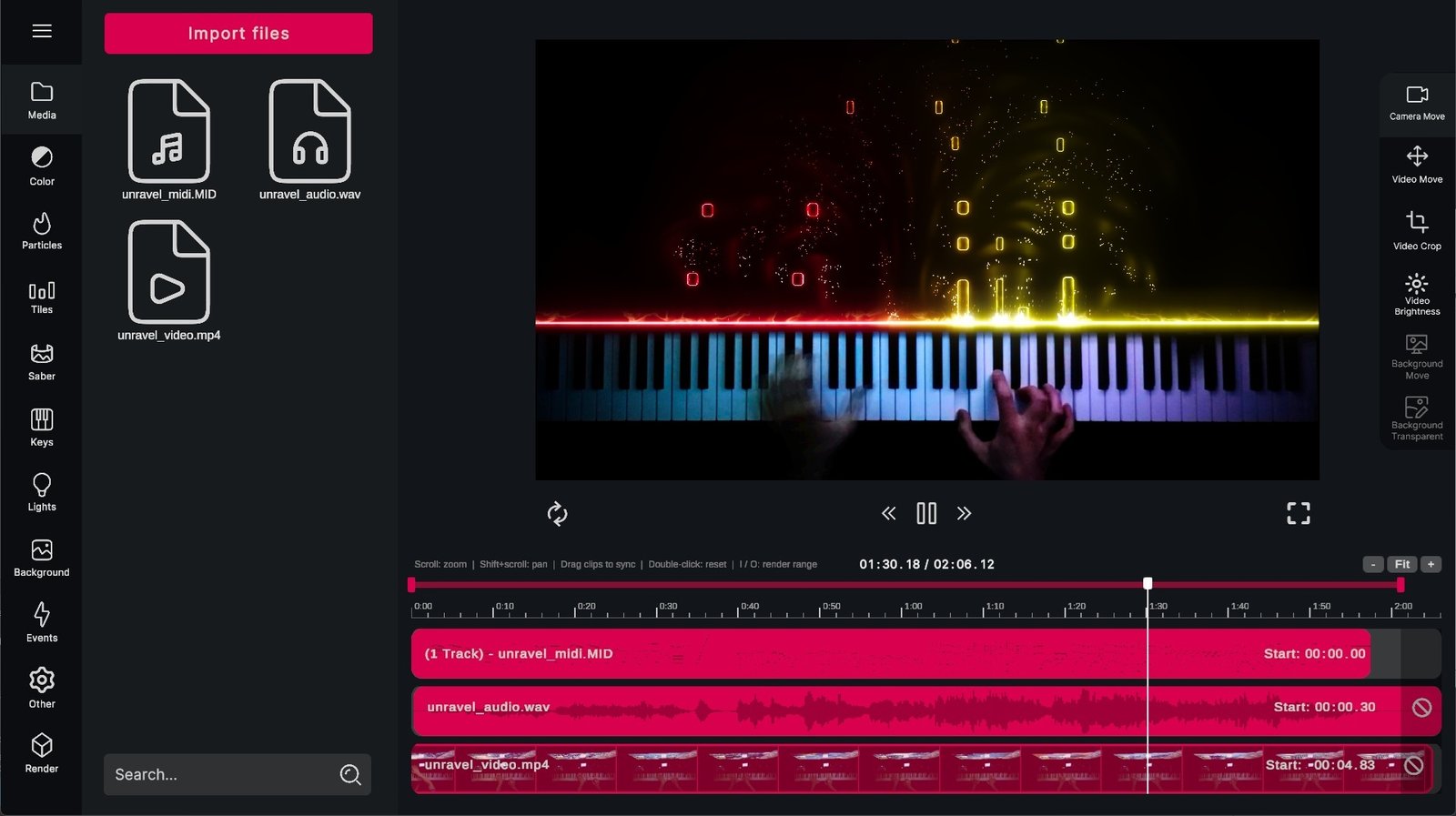 The Piano VFX Liquid window with the fluid settings open