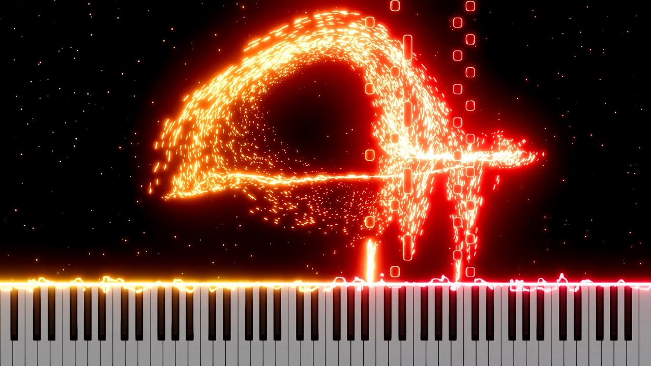 Particles circling a black hole above the keys